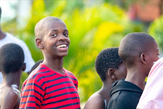 Portrait of Al&iacute;rio, a child at Goodwill Vulnerable Children's Home