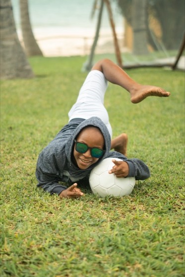 Portrait of D&eacute;rcio D. S., a child at Goodwill Vulnerable Children's Home