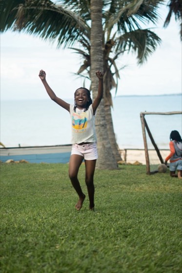 Portrait of Marc&eacute;lia, a child at Goodwill Vulnerable Children's Home