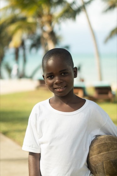 Portrait of Samuel, a child at Goodwill Vulnerable Children's Home