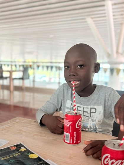 Portrait of Tom&aacute;s, a child at Goodwill Vulnerable Children's Home